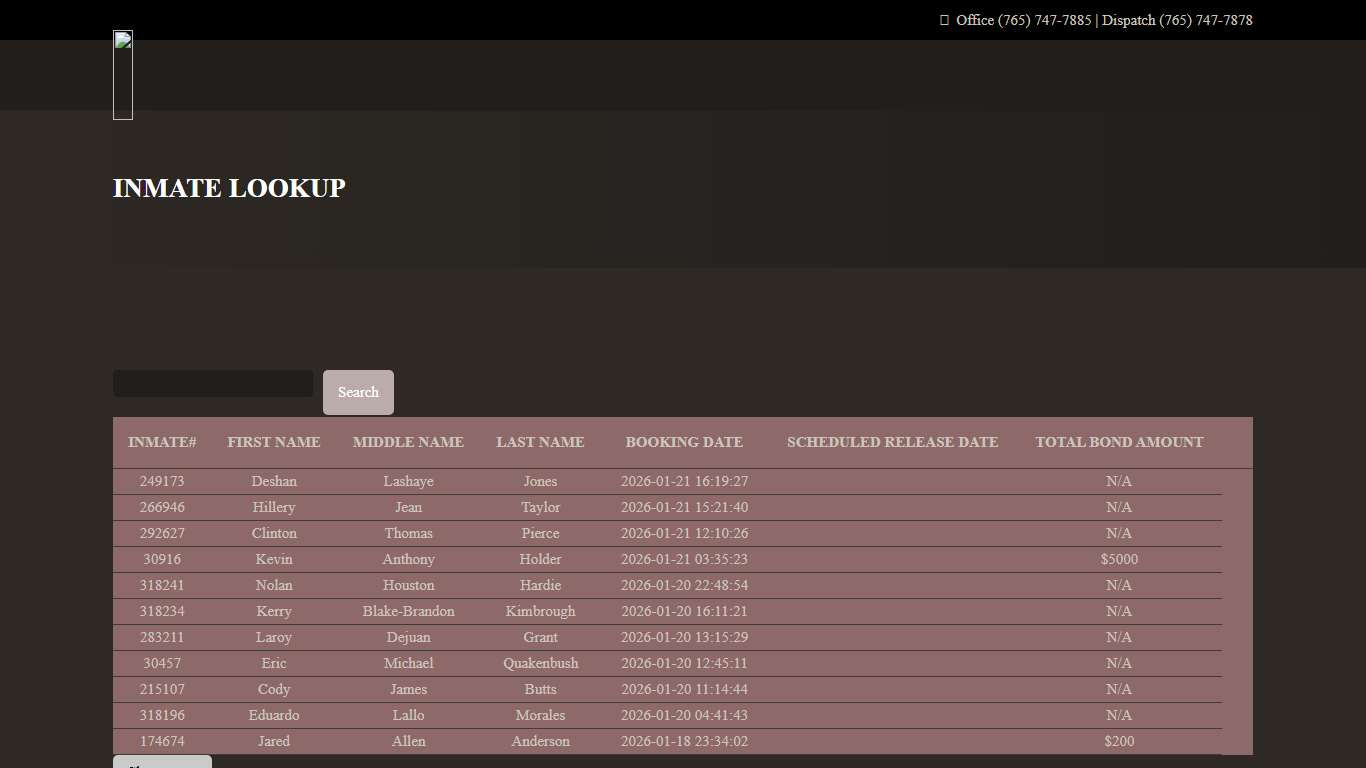 Inmate Lookup - Delaware County Sheriff