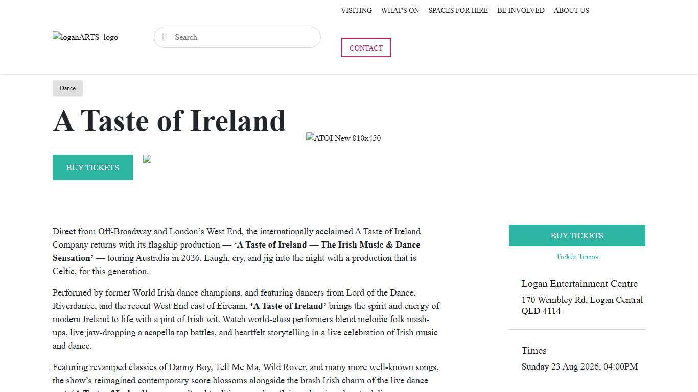 A Taste of Ireland - LoganARTS